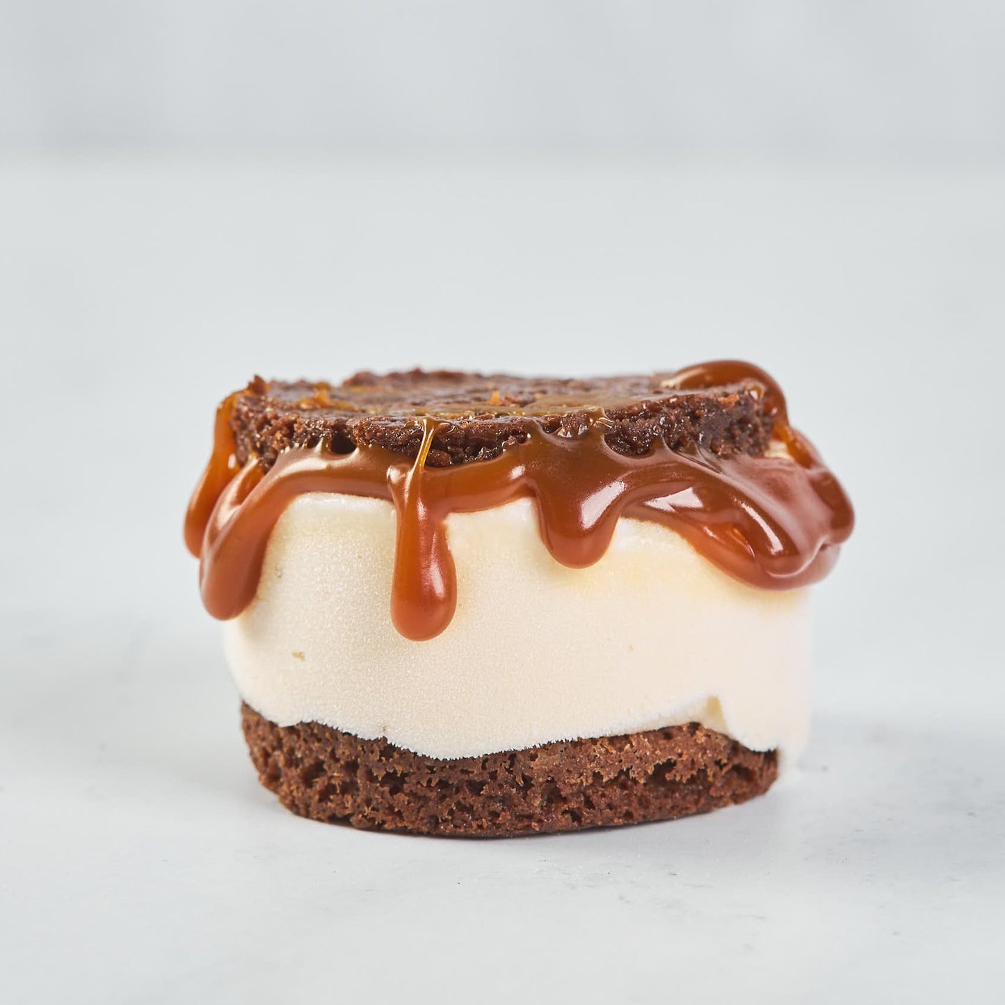 Galleta de Brownie - Helado de caramelo