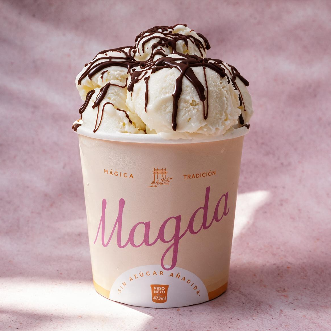 Helado de Stracciatella de Yogurt Griego - Sin Azúcar